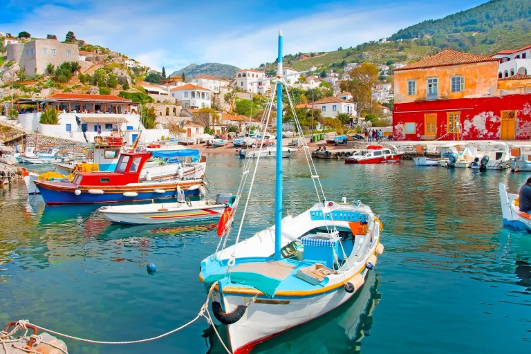 From Athens: Saronic Islands Full-Day Cruise with VIP Seats From Athens: VIP Day Cruise to the Saronic Islands