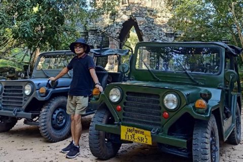 Siem Reap: Angkor Wat Temples Private Guided Tour by Jeep