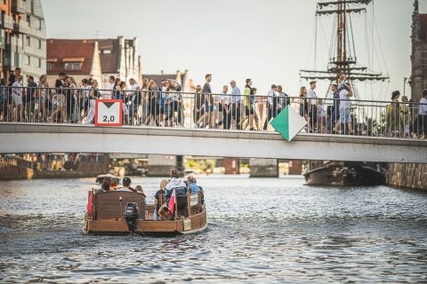 Gdansk: crucero por la ciudad en barco histórico polacoTour en ingles