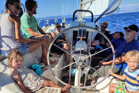 Split: Tour de día completo en velero a la isla de Šolta y la isla de Brač