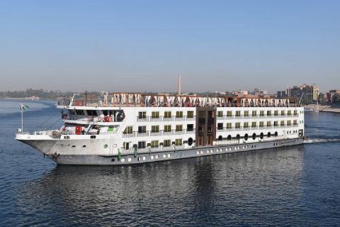 From Hurghada: 4-day Nile Aswan Cruise with Hot Air Balloon