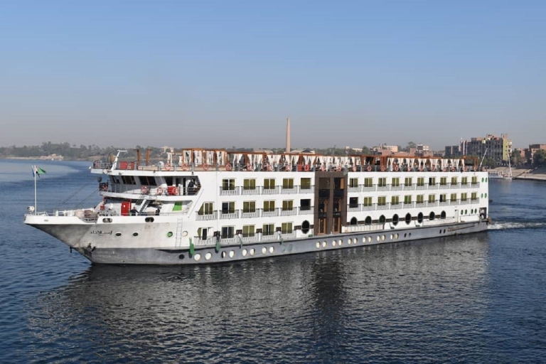 Desde Hurghada: Crucero de 3 noches por el Nilo hasta Asuán& Globo aerostático
