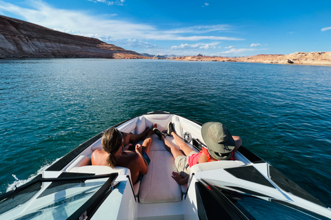 Page : Tour en bateau dans le canyon d&#039;Antelope avec le lac Powell et le barrage de GlenPage : Excursion en bateau dans le canyon d&#039;Antelope avec le lac Powell et le barrage de Gle