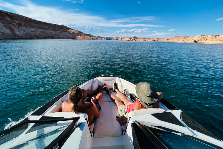 Page : Tour en bateau dans le canyon d&#039;Antelope avec le lac Powell et le barrage de GlenPage : Excursion en bateau dans le canyon d&#039;Antelope avec le lac Powell et le barrage de Gle
