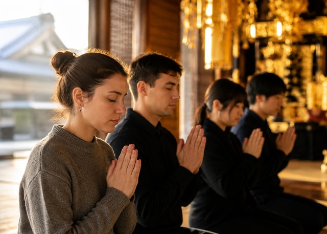 Kyoto: Early Morning Temple Zen Meditation with Monk