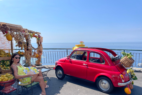 Costa Amalfitana: Visita fotográfica com um Fiat 500 VintagePartida: Conca dei Marini, Amalfi, Atrani
