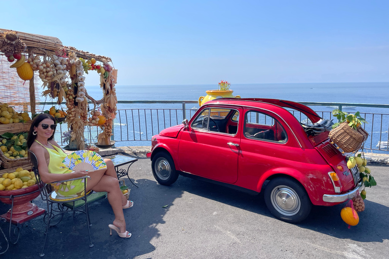 Costa Amalfitana: Visita fotográfica com um Fiat 500 VintagePartida: Conca dei Marini, Amalfi, Atrani