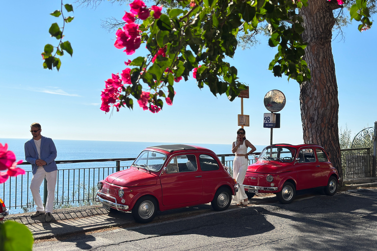 Costa Amalfitana: Visita fotográfica com um Fiat 500 VintagePartida: Conca dei Marini, Amalfi, Atrani