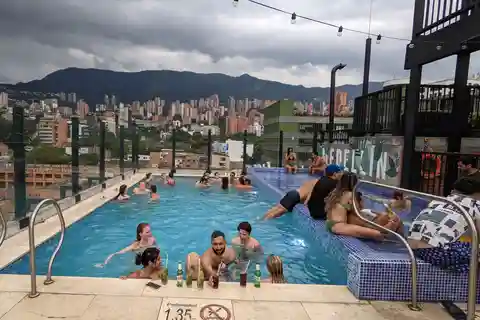 Medellín: Sunday Afternoon Pool Party With Views of the City
