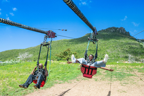 St. Maarten: Sentry Hill e Flying Dutchman Zipline Adventure