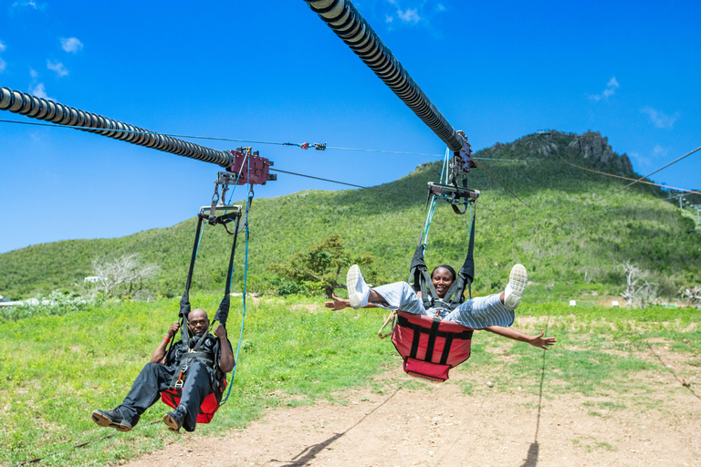 St. Maarten: Sentry Hill & Flying Dutchman Zipline Adventure