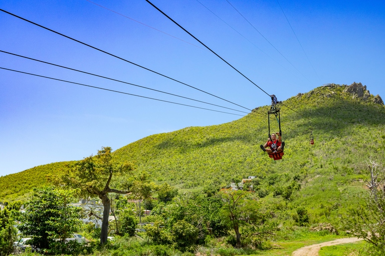 Saint-Martin : Sentry Hill &amp; Flying Dutchman Zipline Adventure (aventure en tyrolienne)