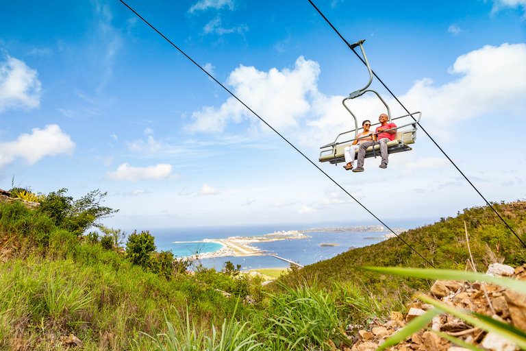 St Maartin: Inträdesbiljett till Sky Explorer och Flying DutchmanSky Explorer och Flying Dutchman på RainforestAdventures SXM