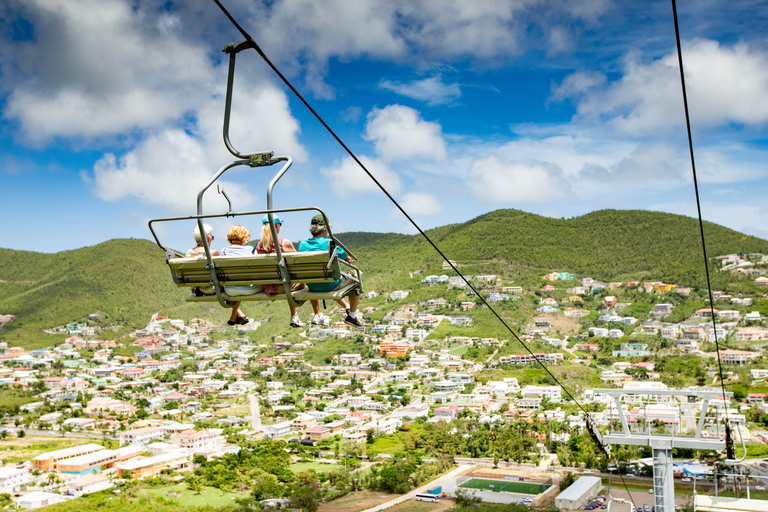 St Maartin: Inträdesbiljett till Sky Explorer och Flying DutchmanSky Explorer och Flying Dutchman på RainforestAdventures SXM