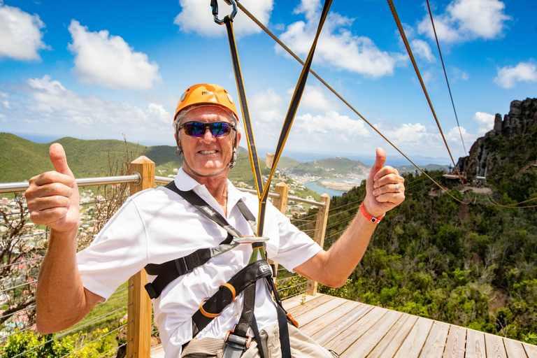 Saint Martin: Sky Explorer & Sentry Hill Zip Line Adventure Sky Explorer and Sentry Hill Zip Line Adventure St Maartin