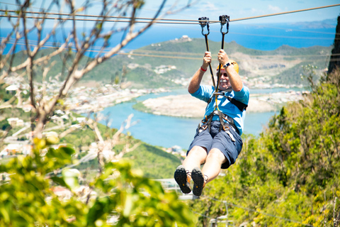 Saint Martin: Sky Explorer & Sentry Hill Zip Line Adventure Sky Explorer and Sentry Hill Zip Line Adventure St Maartin