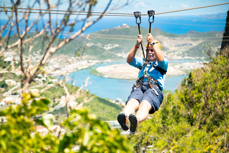 Saint Martin: Sky Explorer & Sentry Hill Zip Line Adventure Sky Explorer and Sentry Hill Zip Line Adventure St Maartin