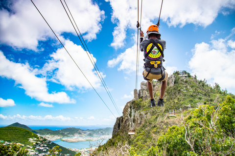 Saint Martin: Sky Explorer & Sentry Hill Zip Line Adventure Sky Explorer and Sentry Hill Zip Line Adventure St Maartin