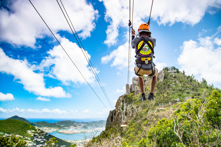 Saint Martin: Sky Explorer & Sentry Hill Zip Line Adventure Sky Explorer and Sentry Hill Zip Line Adventure St Maartin
