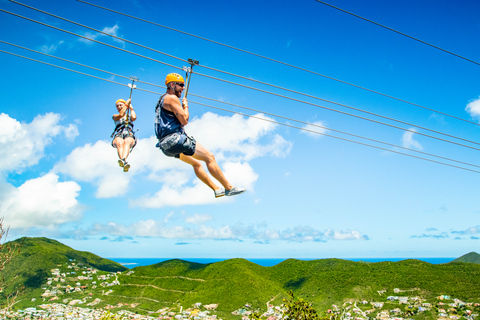 Saint Martin: Sky Explorer & Sentry Hill Zip Line Adventure Sky Explorer and Sentry Hill Zip Line Adventure St Maartin
