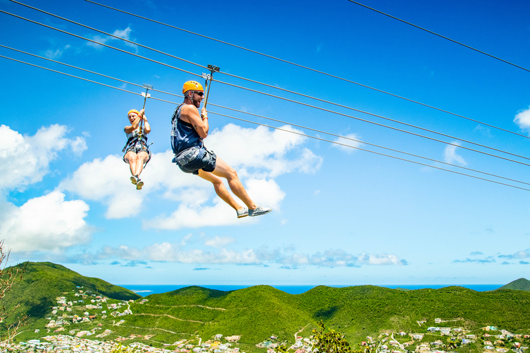 Saint Martin: Sky Explorer & Sentry Hill Zip Line Adventure Sky Explorer and Sentry Hill Zip Line Adventure St Maartin