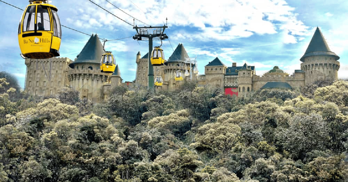 Danang Bilhete de entrada Sun World Ba Na Hills com teleférico