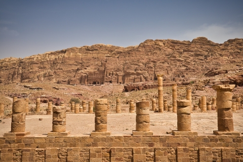 Z Tel Awiwu: Petra i Wadi Rum 2-dniowa wycieczka autobusowaKlasa turystyczna — standardowy prywatny namiot