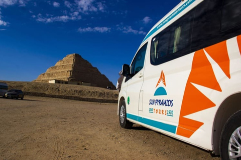 Pirámides, Sakkara, Menfis, Dahshur, Torre de El Cairo&Calle El Moez.visita privada - recogida en el aeropuerto de El Cairo