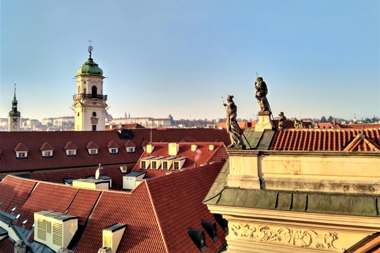 Praga: Torre Astronómica Clementinum y Biblioteca Barroca