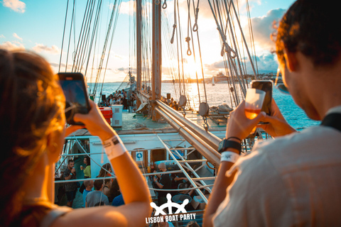 The Lisbon Boat Party; Amazing sunset sailing tour Lisbon Boat Party