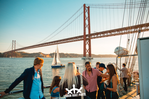 The Lisbon Boat Party; Amazing sunset sailing tour Lisbon Boat Party