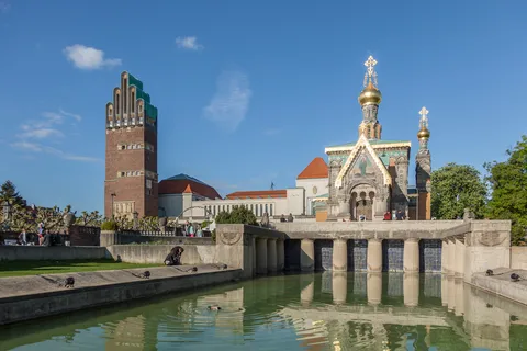 Darmstadt: Mathildenhöhe UNESCO Site Guided Visit