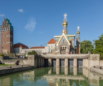 Darmstadt: Mathildenhöhe UNESCO Site Guided Visit