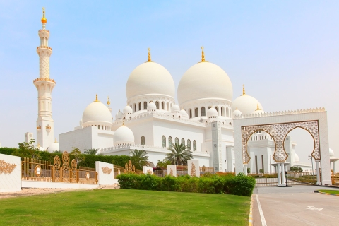 Große Moschee von Abu Dhabi, Louvre Museum und National AquariumPrivate englische Tour ab Dubai