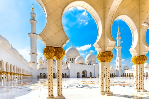 Abu Dhabi Grand Mosque, Louvre Museum & National Aquarium Private Tour from Dubai in Selected Language
