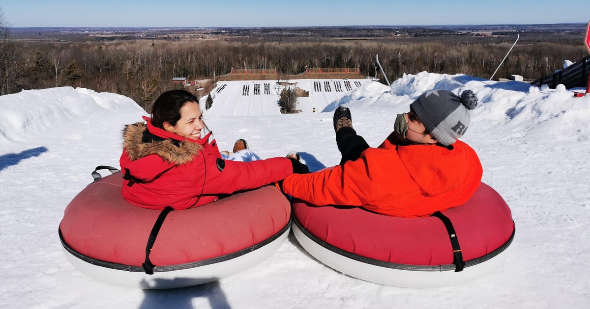 From Toronto Snow Tubing and Snowshoeing Day Trip GetYourGuide