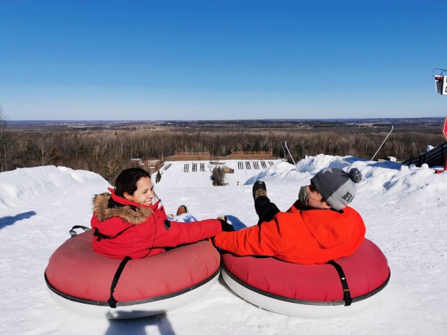 Visit From Toronto Snow Tubing and Snowshoeing Day Trip in York Region, Ontario, Canada