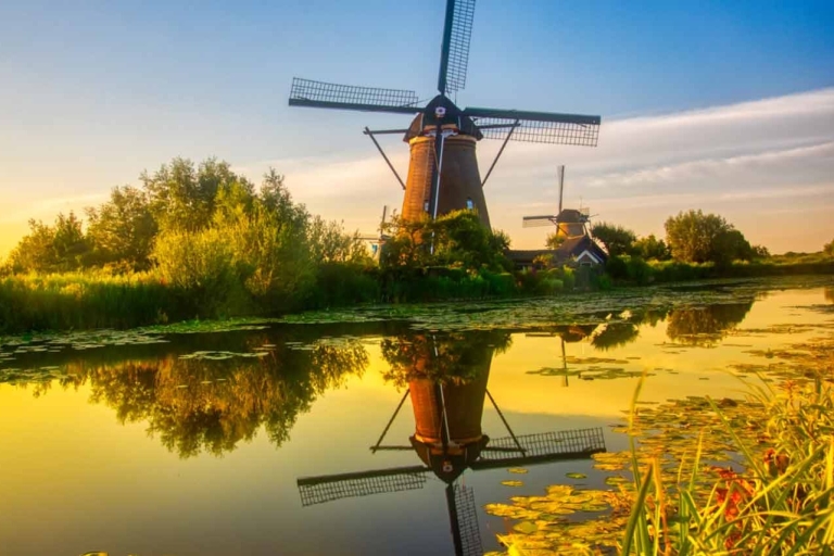 La campagne hollandaise : visite privée à Kinderdijk et Delft