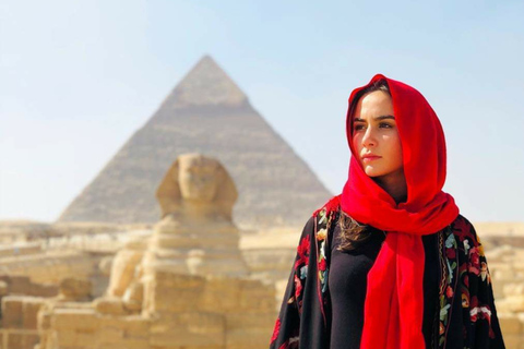 Excursión con escala en El Cairo a las Pirámides de Guiza y El Cairo IslámicoVisita privada