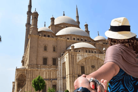 Visite des pyramides de Gizeh et du Caire islamique lors d'une escale au CaireVisite privée