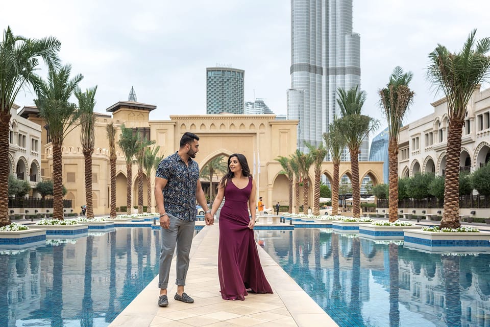 Dubai: Servizio fotografico di coppia o di famiglia a Jumeira