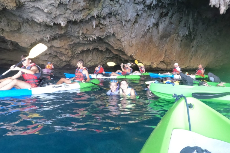 Granadella: Caló, Cova Llop Marí en Ambolo-kajaktocht