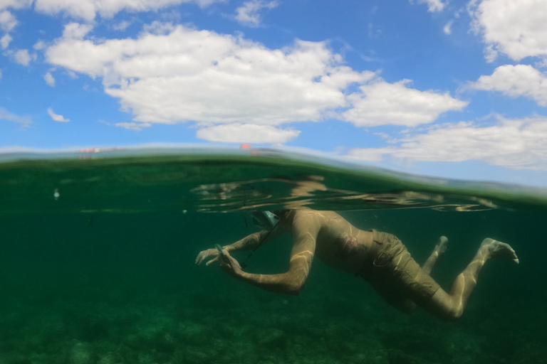 Arrábida: Kayak & Wild Beach Snorkeling with Pickup Option Tour with Meeting Point in São Lourenço