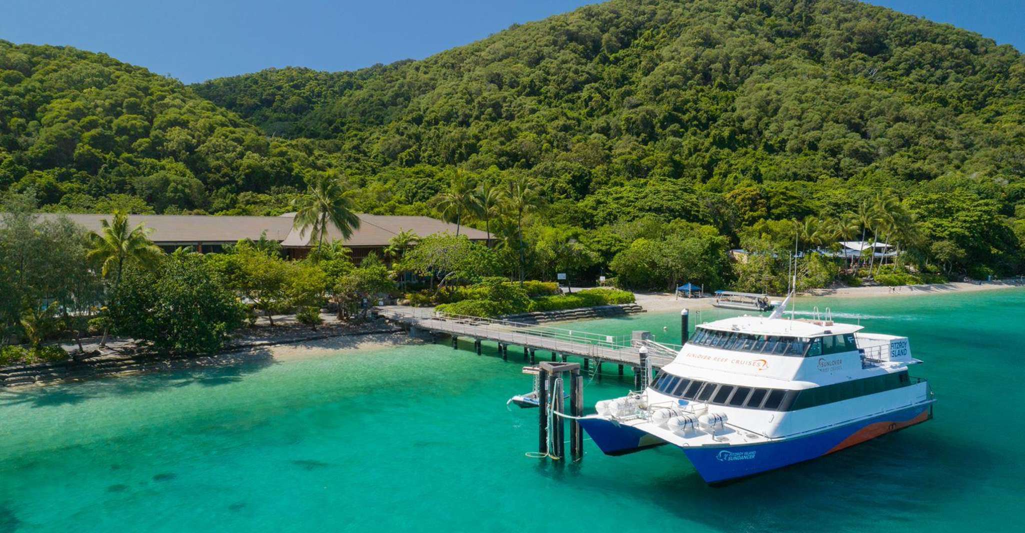 Cairns Fitzroy Island Ferry with Snorkeling and Boat Tour TourMega