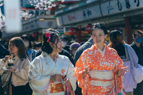 Tokio: Kimono-dressing, wandelen en fotografiesessie