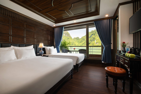 3-Tage Ninh Binh-Halong-Lan Ha Bay 5-Sterne-Kreuzfahrt mit Balkon