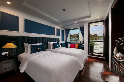 3-Tage Ninh Binh-Halong-Lan Ha Bay 5-Sterne-Kreuzfahrt mit Balkon