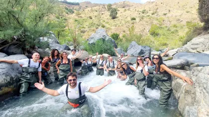 Motta Camastra: Fluss-Trekking-Tour in den Alcantara-Schluchten
