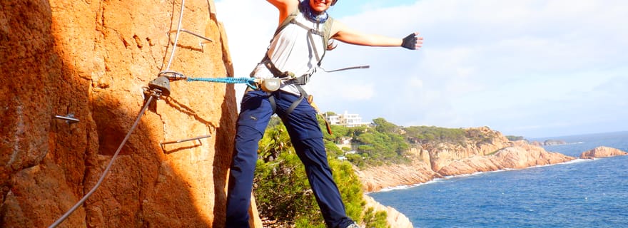 Sant Feliu de Guixols : escaladez la via ferrata Cala del Molí