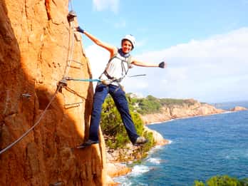 Sant Feliu de Guixols: Klatre opp Via Ferrata Cala del Molí
